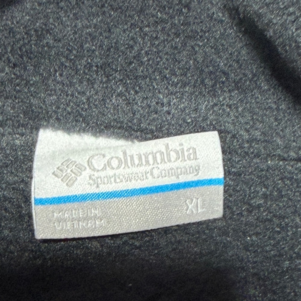 Columbia Fleece Pullover Mens XL Black Minnesota United FC MNUFC Snap Neck - Picture 4 of 6